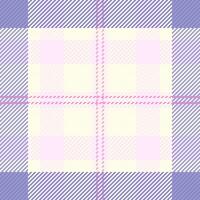 Artwork tartan background pattern, craft fabric seamless. Faded textile check texture plaid in light and ivory colors. vector