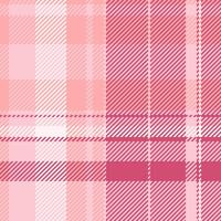 Thin plaid pattern tartan, advertisement texture background check. Scratched seamless textile fabric in red and light colors. vector