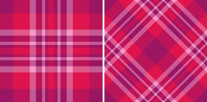 Tartan check of seamless pattern plaid with a background texture fabric textile. Set in novelty colors for buffalo fashion in rustic look. vector