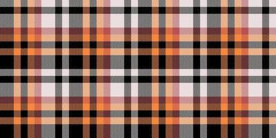 Difficult texture tartan textile, soft background check seamless. Goose fabric pattern plaid in black and white colors. vector