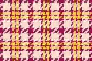 Softness plaid background, costume textile seamless check. Square pattern texture fabric tartan in pink and light colors. vector