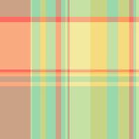 Gentleman background tartan texture, aged fabric check. Handmade plaid seamless pattern textile in light and orange colors. vector