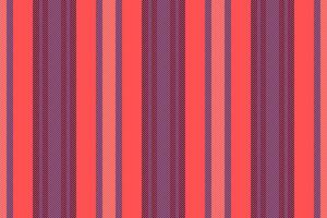 Content stripe fabric pattern, perfection lines textile seamless. 70s vertical background texture in red and blue colors. vector