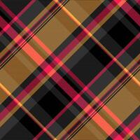 Handmade pattern plaid tartan, japanese background texture fabric. Halftone check textile seamless in grey and black colors. vector