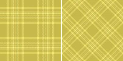 Plaid check texture of tartan textile fabric with a background pattern seamless. vector