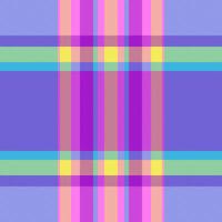 Professional texture fabric, independence day plaid seamless textile. Bandana tartan pattern background check in cyan and purple colors. vector