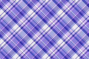 Grunge tartan background fabric, down pattern seamless. Rectangle plaid textile texture check in indigo and light colors. vector