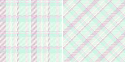 Fabric check tartan of textile seamless with a background texture pattern plaid. vector