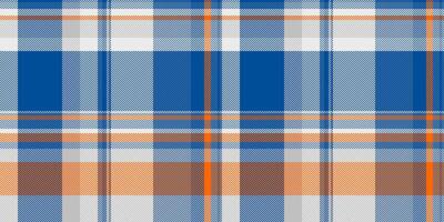 Sparse tartan textile check, copy space seamless pattern. Masculine fabric texture plaid background in cyan and white colors. vector