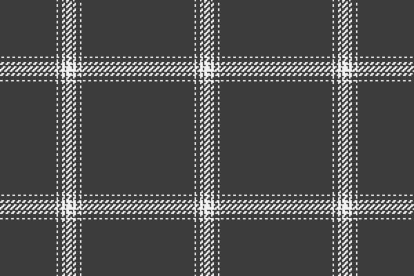 Covering fabric texture background, glen tartan textile. Canvas check pattern seamless plaid in grey and white colors.