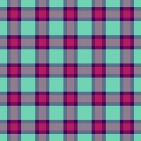 Fashion tartan seamless fabric, give texture background plaid. Paper textile pattern check in teal and violet colors. vector