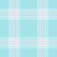 60s plaid check fabric, grand background pattern textile. Graphical seamless tartan texture in light and white colors. vector