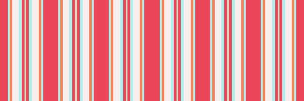 Magazine background lines textile, complexity texture vertical stripe. Craft fabric pattern seamless in pale turquoise and orange colors. vector