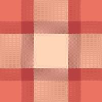 Usa seamless background tartan, bedding fabric plaid . Diagonal check textile texture pattern in red and peach puff colors. vector