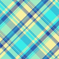 Top tartan pattern textile, gold fabric seamless . Podium plaid background texture check in yellow and teal colors. vector