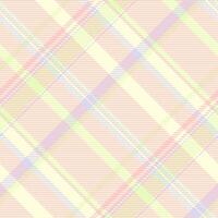 Mesh pattern background plaid, hounds tooth seamless check textile. Carnival tartan texture fabric in light and light yellow colors. vector
