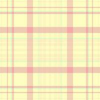 Package background tartan, underwear pattern texture plaid. Oktoberfest seamless fabric check textile in light and lemon chiffon colors. vector