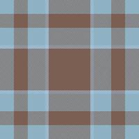 Plaid check pattern. Seamless fabric texture. Tartan textile print. vector