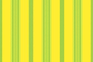 Towel textile seamless fabric, packaging vertical stripe. Flowing lines pattern texture background in green and yellow colors. vector