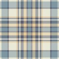 Plaid check pattern. Seamless fabric texture. Tartan textile print. vector