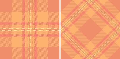 Background check seamless of pattern fabric textile with a plaid texture tartan. Set in happy colors in fashion style for women and men. vector