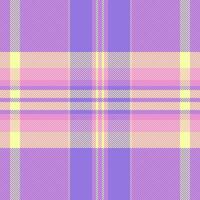 Template fabric texture plaid, craft pattern background. Satin seamless textile check tartan in pink and indigo colors. vector