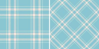 Texture fabric check of tartan background textile with a plaid seamless pattern. Set in popular colors. Stylish wrapping options for gifts. vector