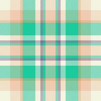 Plaid check pattern. Seamless fabric texture. Tartan textile print. vector
