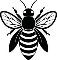 Honey Bee Silhouette vector