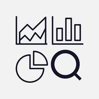 Eye Icon for Analytics and Data Visualization vector