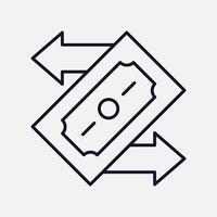 Simplify Money Transactions with Transfer Icon vector