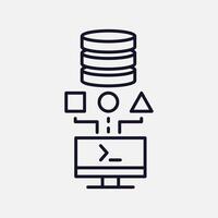 Traffic Variety Big Data Icon for Comprehensive Analytics vector