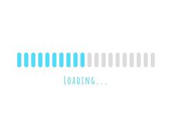 Loading bar status icon. illustration. loaded icons. Download progress. Donload or Upload. Hand-drawn sketch. vector