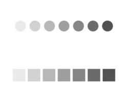 Collection Loading bar status icon. illustration. Set of loaded icons. Download progress. Donload or Upload. vector
