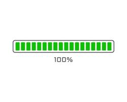 Collection Loading bar status icon. illustration. Set of loaded icons. Download progress. Donload or Upload. vector