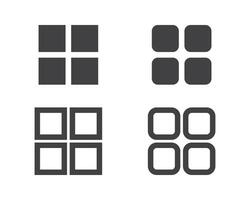Hamburger menu icon, buttons for website, UI navigation, mobile app, presentation. design elements and user Interface icons. vector