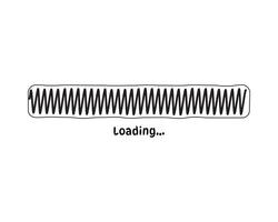 Loading bar status icon. illustration. loaded icons. Download progress. Donload or Upload. Hand-drawn sketch-scribble. vector