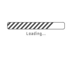 Collection Loading bar status icon. illustration. Set of loaded icons. Download progress. Donload or Upload. vector