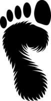 Bigfoot Foot Print vector