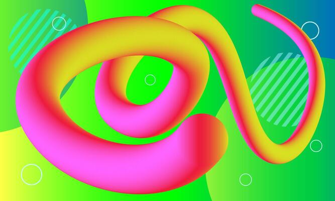 3d Gradient wavy and liquid colorful abstract background. creative modern design, Digital technology, innovation, business concept