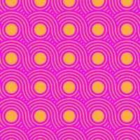 circle pink line geometric pattern abstract background, Modern line ornament textures. Repeat geometric design vector