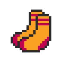 sock pixel art for your needs vector
