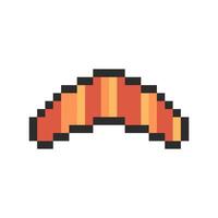 baguette pixel art for your needs vector