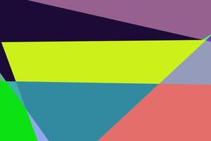 Colorful flat abstract geometric psychedelic pop art poster background vector