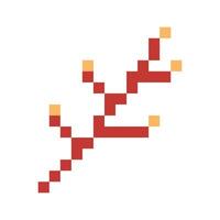 twig pixel art for your needs vector