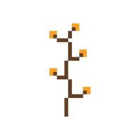 twig pixel art for your needs vector