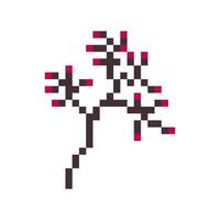 twig pixel art for your needs vector