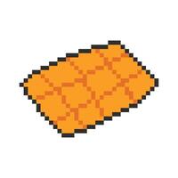 blanket pixel art for your needs vector