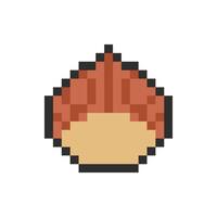 acorn pixel art for your needs vector