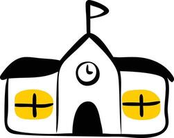 Doodle School icon design vector